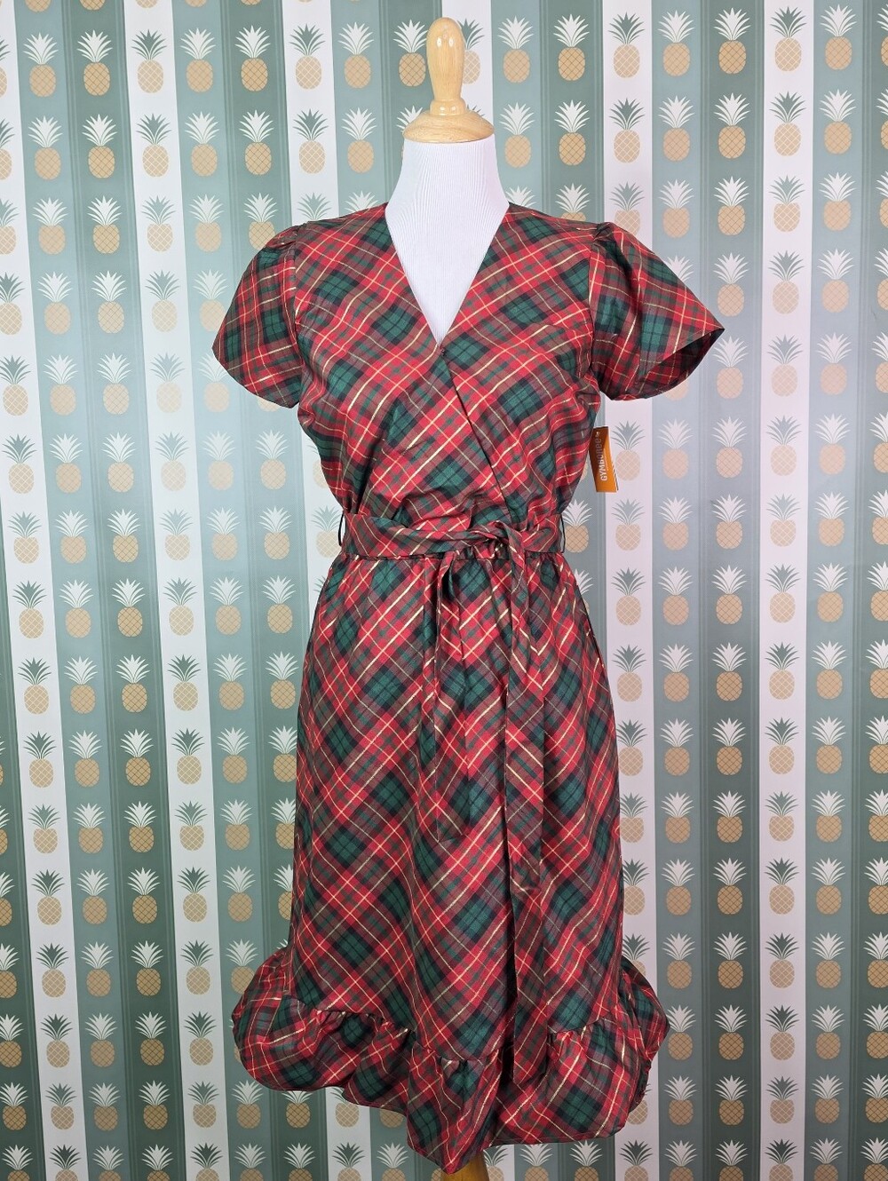 Gymboree Dupioni Wrap Dress - A Royal Christmas